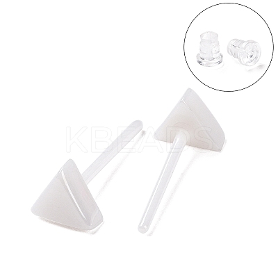 Hypoallergenic Bioceramics Zirconia Ceramic Stud Earrings EJEW-Z023-09E-1
