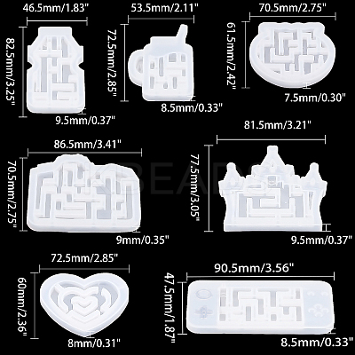 DIY Quicksand Jewelry Kits DIY-PH0027-33-1
