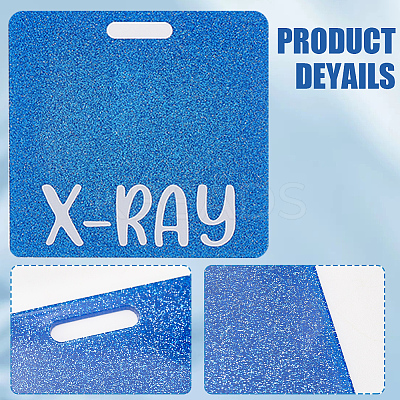 5Pcs 5 Colors Acrylic Big Pendants MACR-CN0001-01C-1