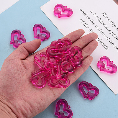 Transparent Acrylic Beads TACR-S154-57B-906-1