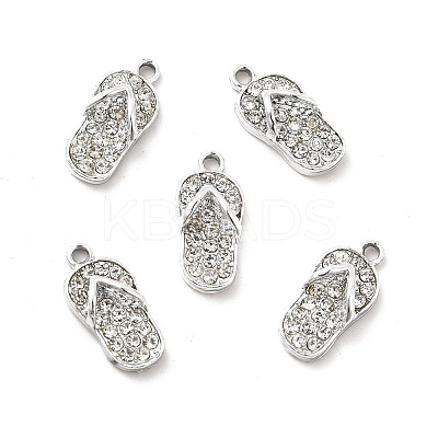 Alloy Rhinestone Pendants ALRI-C007-23P-1
