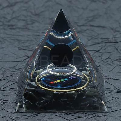 Resin Orgonite Pyramid X1-PW-WG36540-01-1
