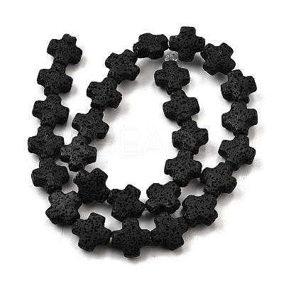 Natural Lava Rock Beads Strands G-L498-E02-01A-1