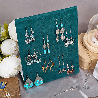 Velvet Earring Organizer Display Stands for Jewelry Display Rack BDIS-WH20002-01B-03-1