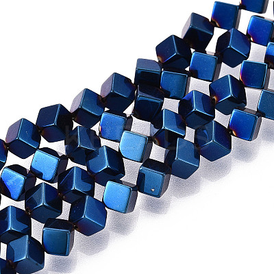 Electroplated Synthetic Non-magnetic Hematite Beads Strands G-T139-62D-1