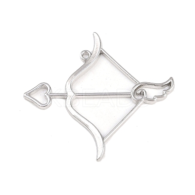 Zinc Alloy Open Back Bezel Pendants PALLOY-D580-05P-F-1