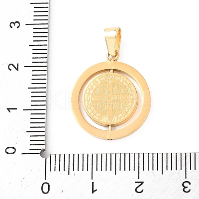 Religion 304 Stainless Steel Pendants STAS-K318-01G-1