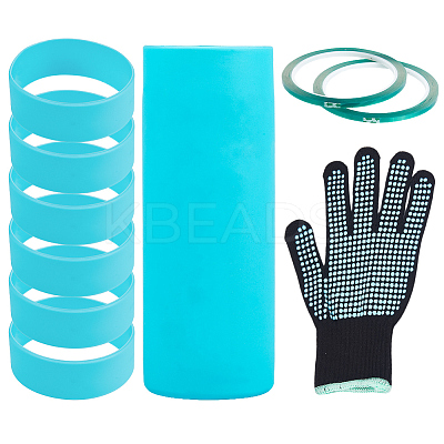 2Pcs PET Plastic Heat Resistant Tape DIY-GF0008-45-1