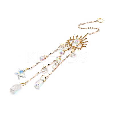 Iron Hanging Ornaments AJEW-H154-06D-1