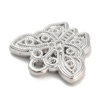 Silver Alloy Charms PALLOY-U003-08A-S-1