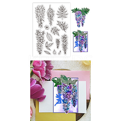 Custom Summer Theme PVC Plastic Clear Stamps DIY-WH0631-0242-1
