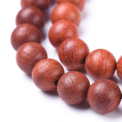 Natural Wood Beads Strands LS-WOOD-F008-01-C-1
