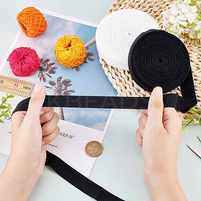 2Cards 2 Colors Flat Elastic Polyester Cord/Band OCOR-PH0001-59-1