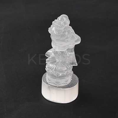 Natural Selenite Figurines DJEW-Q006-01C-1