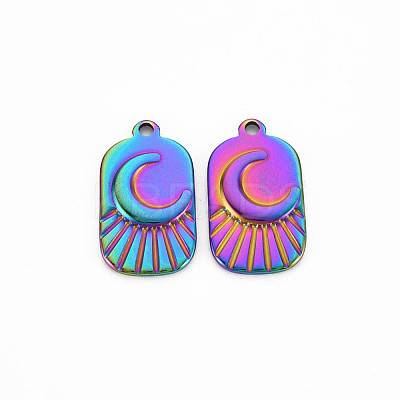 201 Stainless Steel Pendants STAS-S119-155M-1
