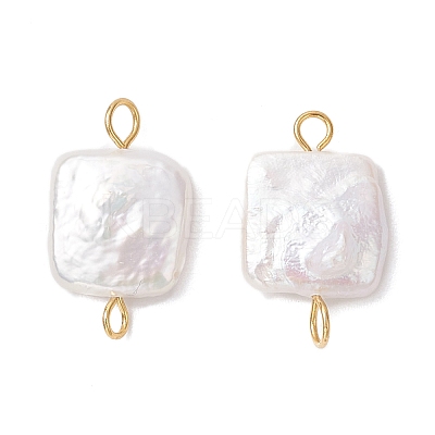 Natural Keshi Pearl Connector Charms PALLOY-JF04243-02-1