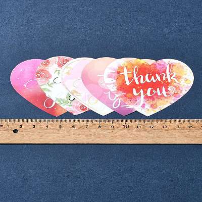 Coated Paper Thank You Greeting Card DIY-FS0007-76D-1