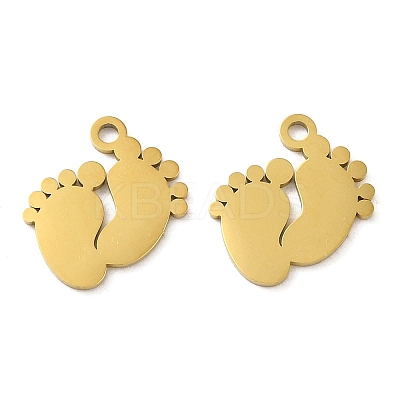 Ion Plating(IP) 304 Stainless Steel Charms STAS-J042-25G-1