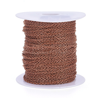 Brass Cable Chains CHC024Y-R-1