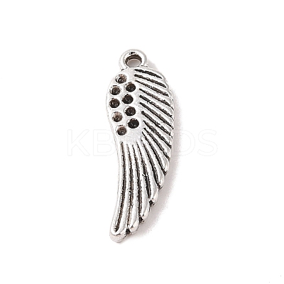 Tibetan Style Alloy Pendant Rhinestone Settings TIBE-Q090-35AS-1