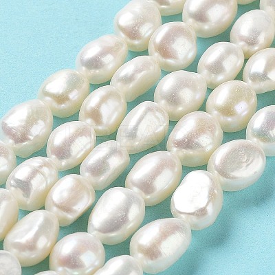 Natural Cultured Freshwater Pearl Beads Strands PEAR-Z002-05-1