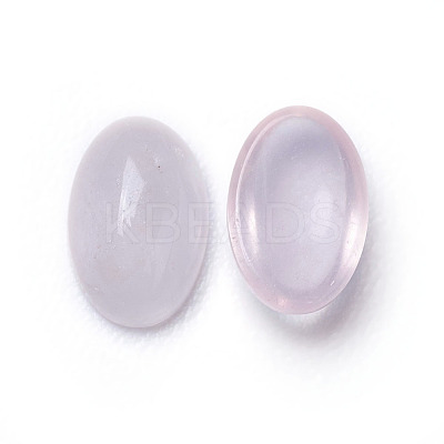 Natural Rose Quartz Cabochons G-F605E-01A-1