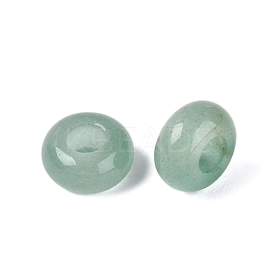 Natural Green Aventurine European Beads G-Q602-04I-1