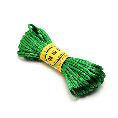 Polyester Satin Rattail Cord LS-OCOR-WH0066-43B-1