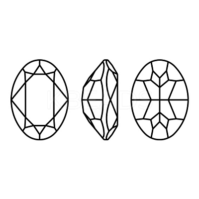 Preciosa® MAXIMA Crystal Fancy Stones Y-PRC-FF18-60010-1