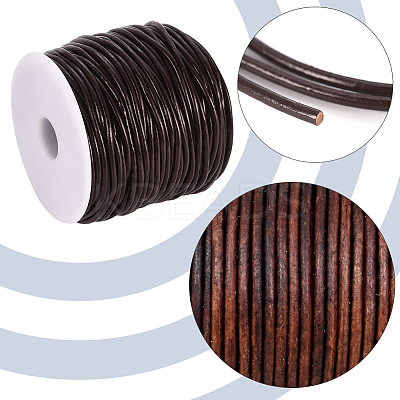 1 Roll Cowhide Leather Jewelry Cord WL-CL0001-03A-02-1