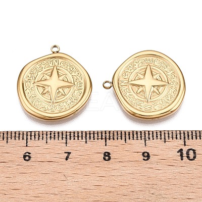 PVD Vacuum Plating 201 Stainless Steel Pendants STAS-J401-VC924-1