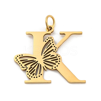 Ion Plating(IP) 201 Stainless Steel Pendants STAS-N103-184G-K-1