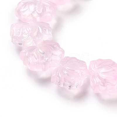 Transparent Glass Beads Strands GLAA-F114-01C-1
