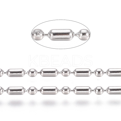 Non-Tarnish 304 Stainless Steel Ball Chains CHS-L024-025F-1
