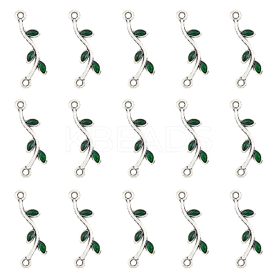 Tibetan Style Alloy Enamel Links connectors ENAM-CA0001-01AS-1
