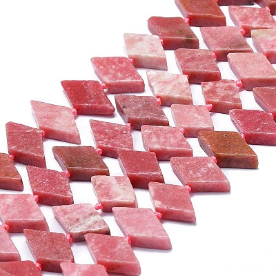 Natural Argentina Rhodonite Beads Strands G-K245-E04-A01-1