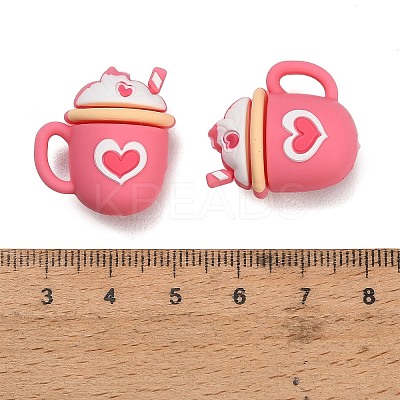 Cooffee Theme Silicone Beads SL-CBA6E44-01A-1