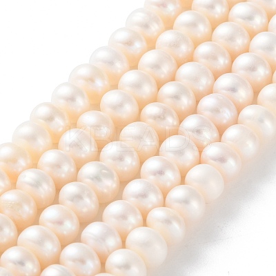 Natural Cultured Freshwater Pearl Beads Strands PEAR-I007-02N-02C-1