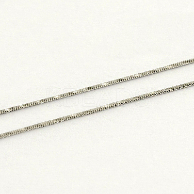 Tarnish Resistant 304 Stainless Steel Chain Necklaces LS-NJEW-R223-11-1