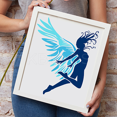 PET Hollow Out Drawing Painting Stencils DIY-WH0391-0743-1