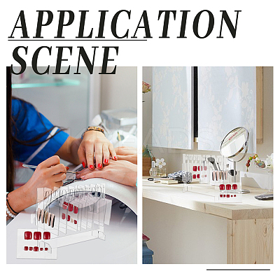 1 Set Acrylic Nail Art Display Boards ODIS-PH0001-62B-1
