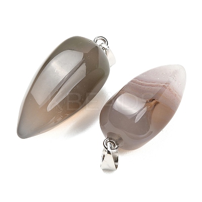 Natural Agate Pendants GG-K002-16F-1