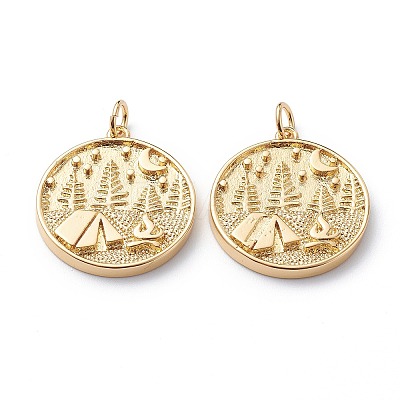 Brass Pendants KK-H742-01G-1