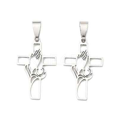 201 Stainless Steel Pendants STAS-K310-01B-P-1