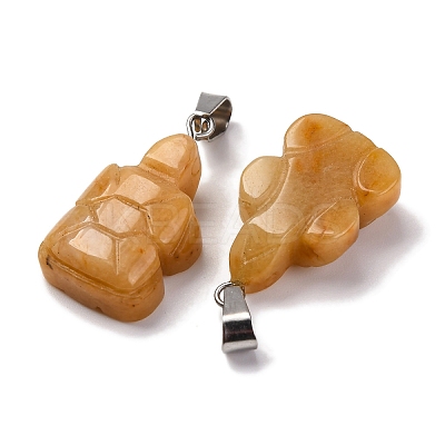 Natural Topaz Jade Pendants G-B127-06P-03-1