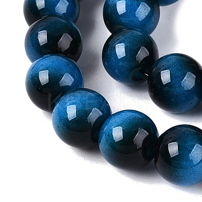 Imitation Tiger Eye Glass Beads Strands GLAA-Q106-03A-B11-1
