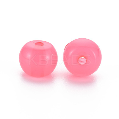 Imitation Jelly Acrylic Beads MACR-S373-14-EA09-1