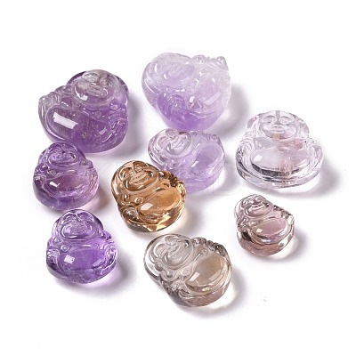 Buddhist Theme Ametrine Pendants G-K318-05-1