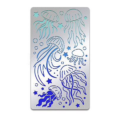 Stainless Steel Cutting Dies Stencils DIY-WH0242-257-1