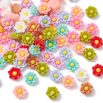 Opaque Resin Cabochons RESI-CJC0012-26G-1